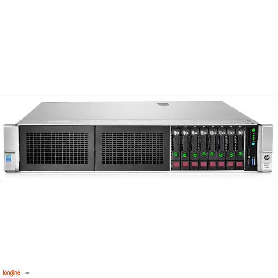 HP DL380 Gen9 G9 8SFF 1x E5-2620v3 2.4GHz 8GB 4x 300GB 10K SAS 2XPS