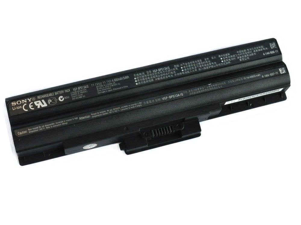 Orjinal Sony Vaio VGN-CS Serisi VGP-BPS13 B - 11.1V - 4400mAh Notebook Batarya Pil