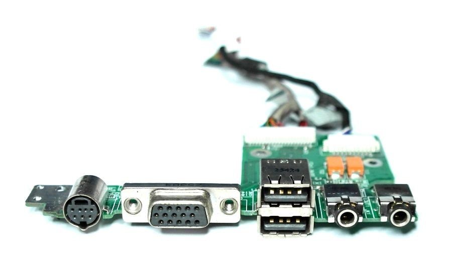 Orijinal Hp 48.49Q02.021 384625-001 Notebook Audio Jack VGA USB Port Board