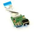 Orijinal Hp Pavilion 17-E019DX 17-E020US Notebook Ethernet LAN USB Port Board