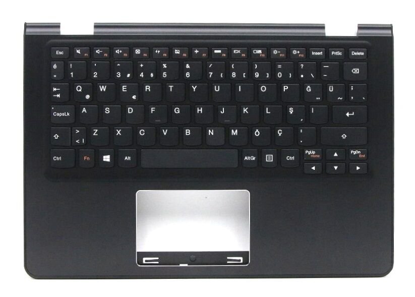 Lenovo Orijinal Yoga 300-11IBR 80M1 Notebook Klavye Dahil Üst Kasa