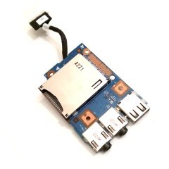 Lenovo Z570 20095 55.4PA02.011 USB Audio Jack SD Kart Board