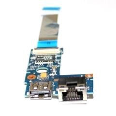 Lenovo Z570 20095 USB Ethernet Lan Port Board