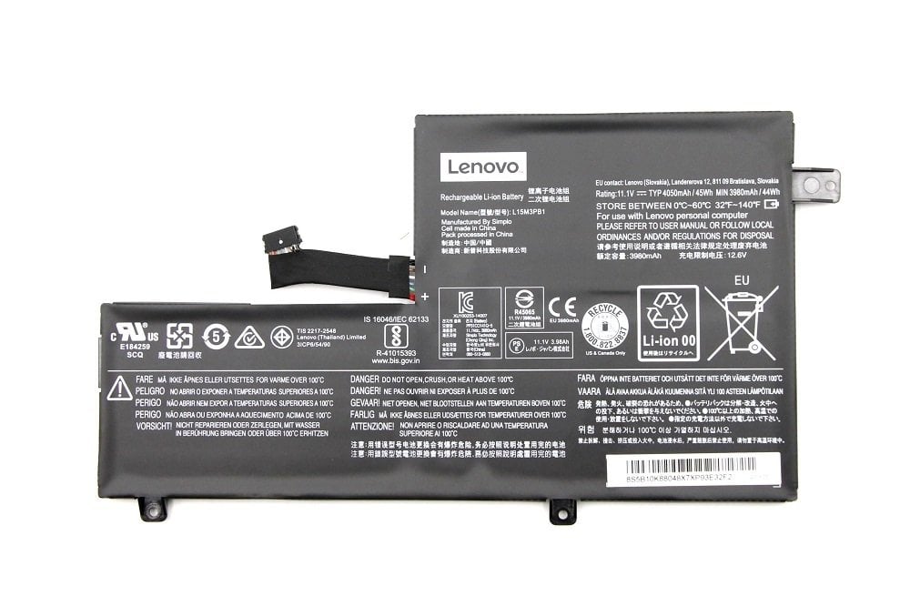 Orijinal Lenovo L15L3PB1 5B10K88049 Notebook Batarya Laptop Pil