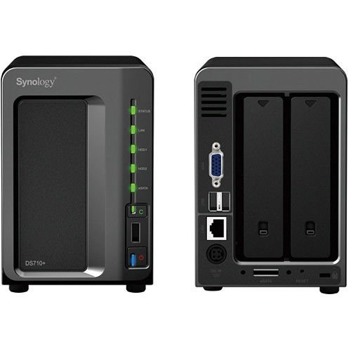 Synology NAS Disk Station DS710+ 2 YUVALI NAS DEPOLAMA ÜNİTESİ