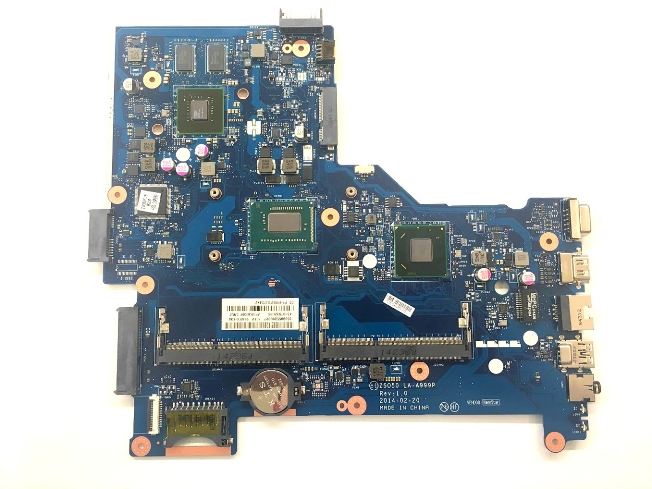 Orjinal HP ZSO50 LA-A999P Laptop Anakartı SR0N9 (Intel Core i3-3217U)