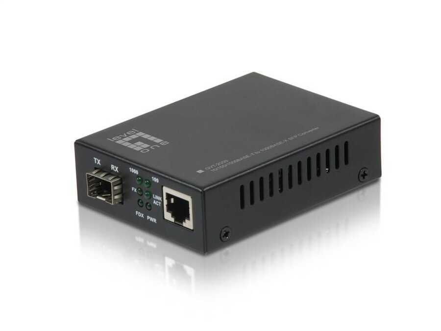 Longline 10/100/1000M Ethernet to Fiber  Media Converter 1GE SFP Slot LNG-8110G-SFP-AS