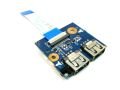 Orijinal HP Pavilion DV6-6117DX DV7-6C95DX Notebook USB Port Board Kablolu