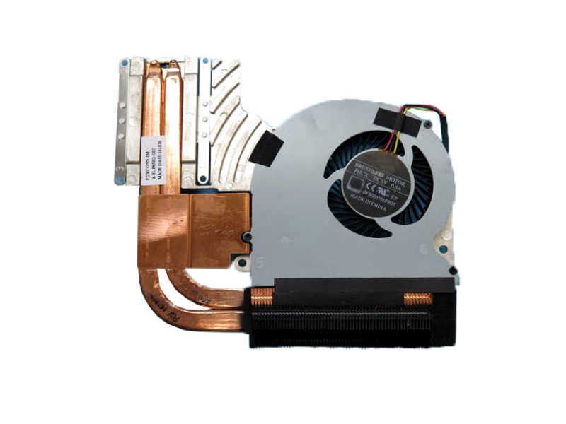 Orijinal Clevo 6-31-P65R2-G02 DFS501105FR0T Cpu Soğutucu Heatsink Fan