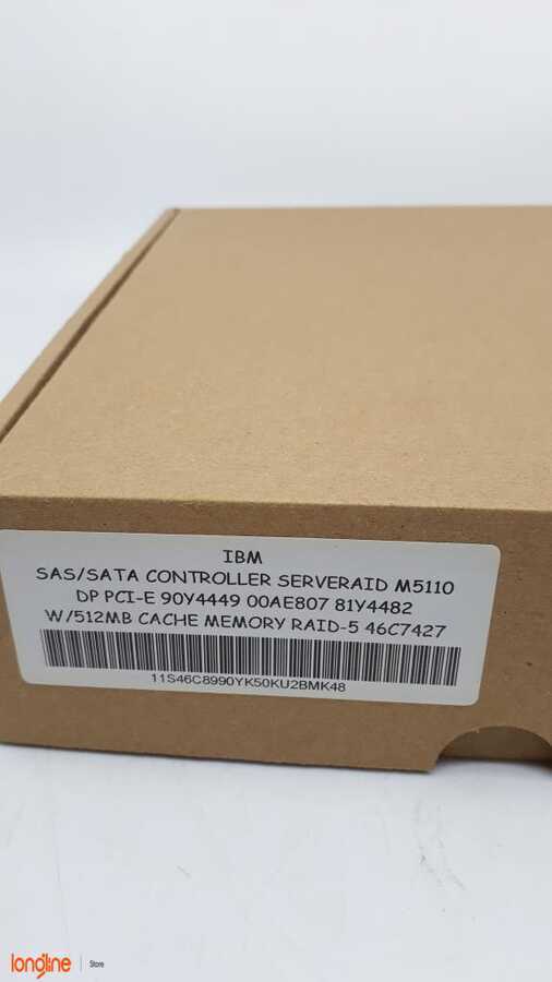 İkinci El IBM ServeRAID M5100 90Y4449 SAS/SATA Adapter 46C9029