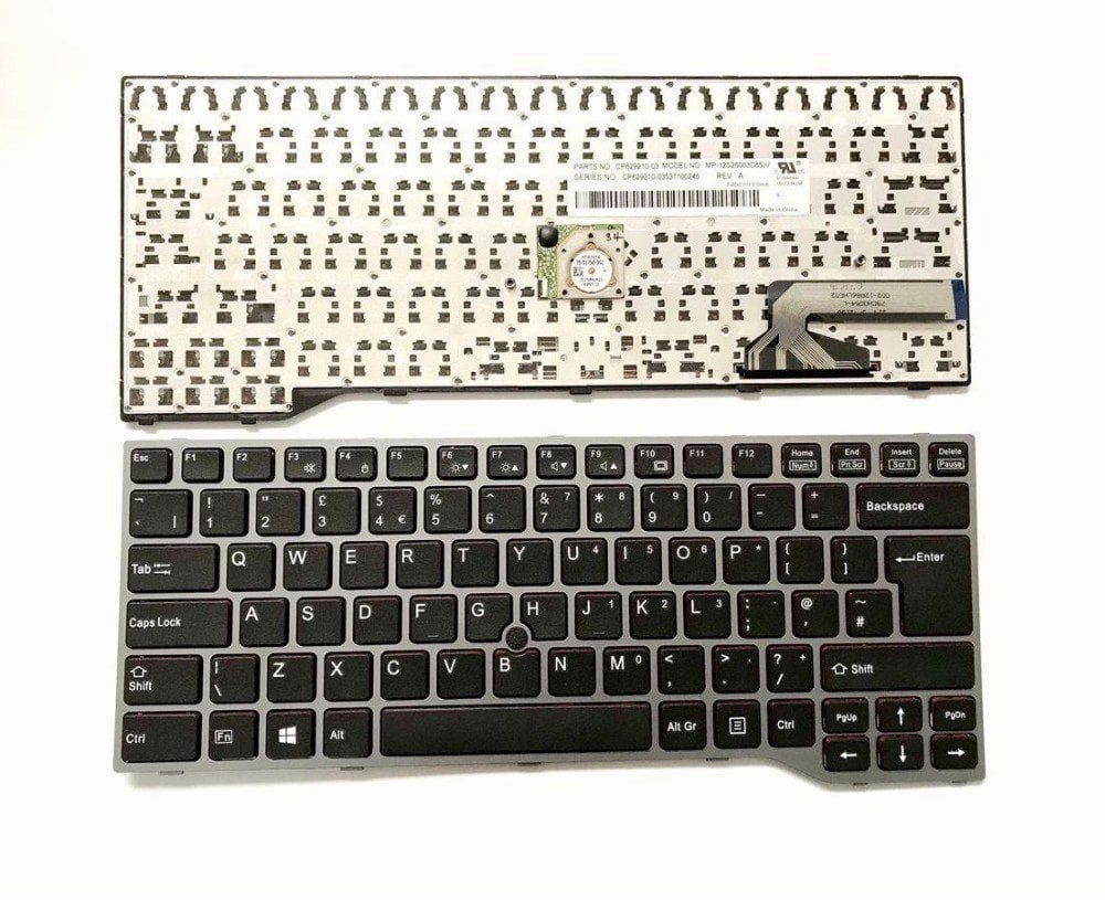 Orjinal Fujitsu Lifebook E733 E734 E743 E744 Laptop Klavye Tuş Takımı
