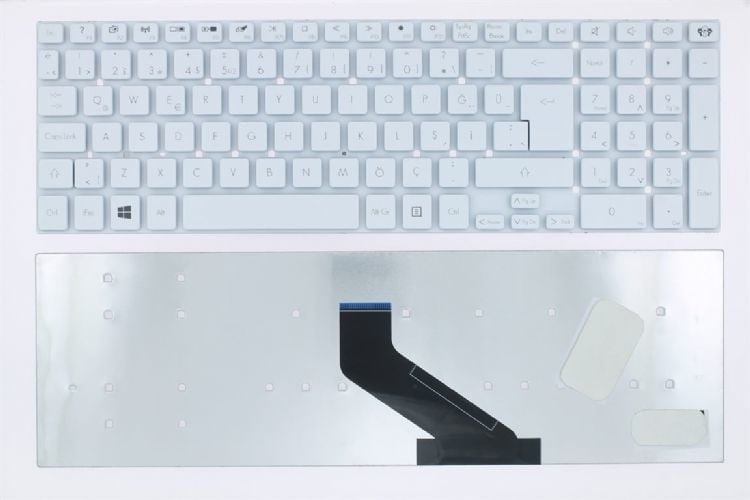 Packard Bell Easynote TS11 LV11 LS11 P7YS0 P5WS0 Notebook Klavye Laptop Tuş Takımı - Beyaz