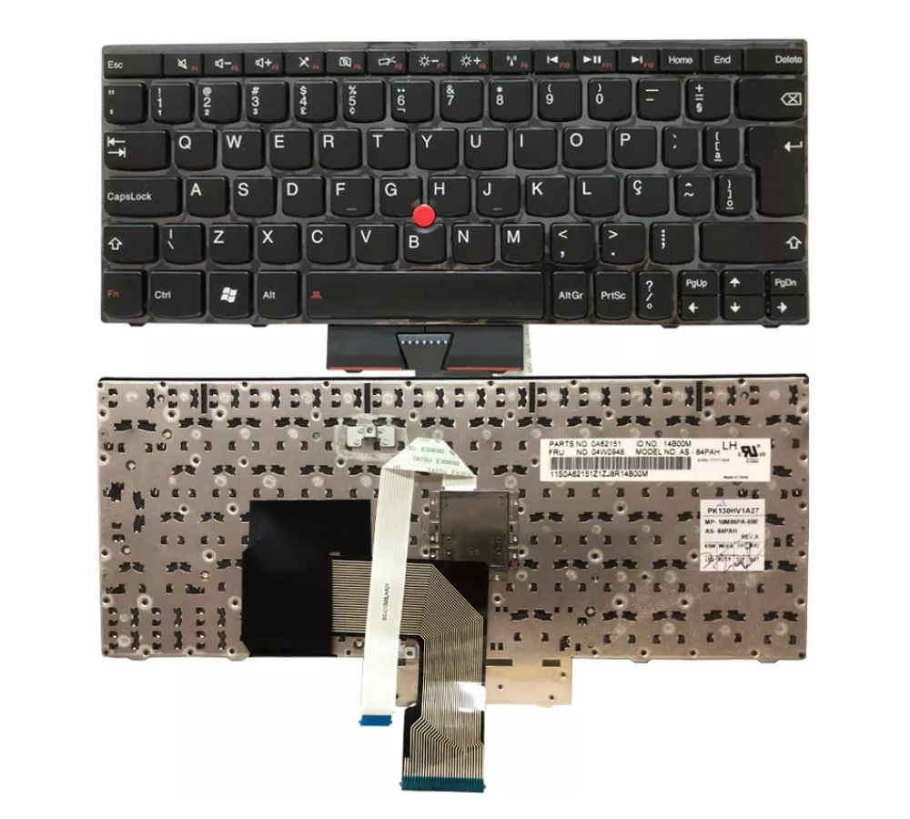 Orijinal Lenovo ThinkPad X130E Type 0622 Portekizce Klavye Tuş Takımı 04W0948