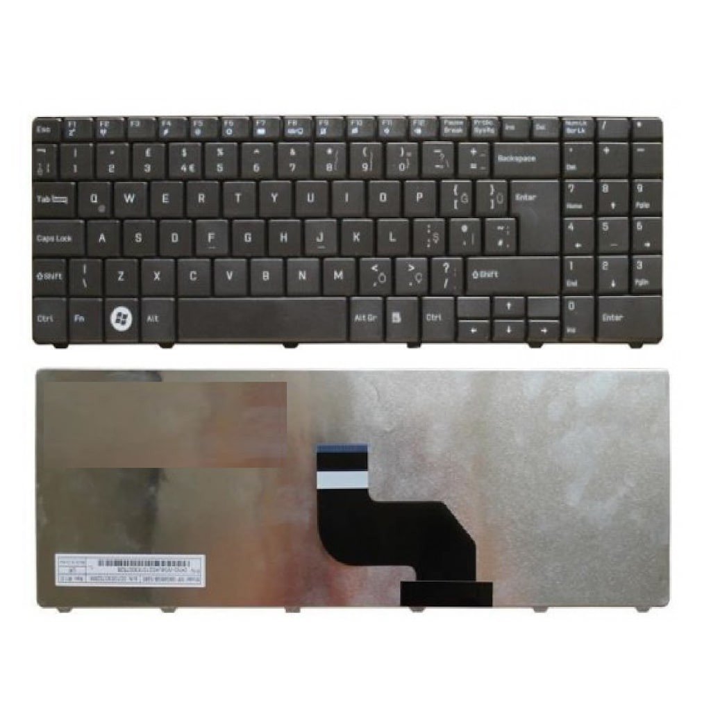 Casper Nirvana CNB CNC CND CNE CNU CNI CNK CNL CNM Notebook Klavye Laptop Tuş Takımı - Siyah