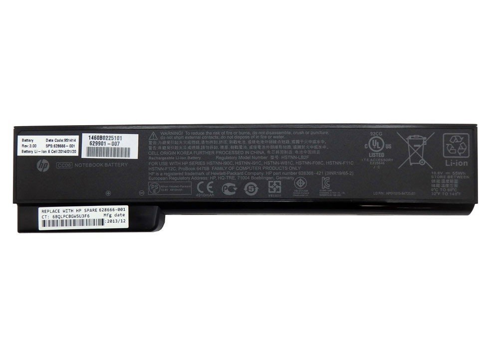 Orijinal Hp EliteBook HSTNN-F08C Notebook Batarya Laptop Pil