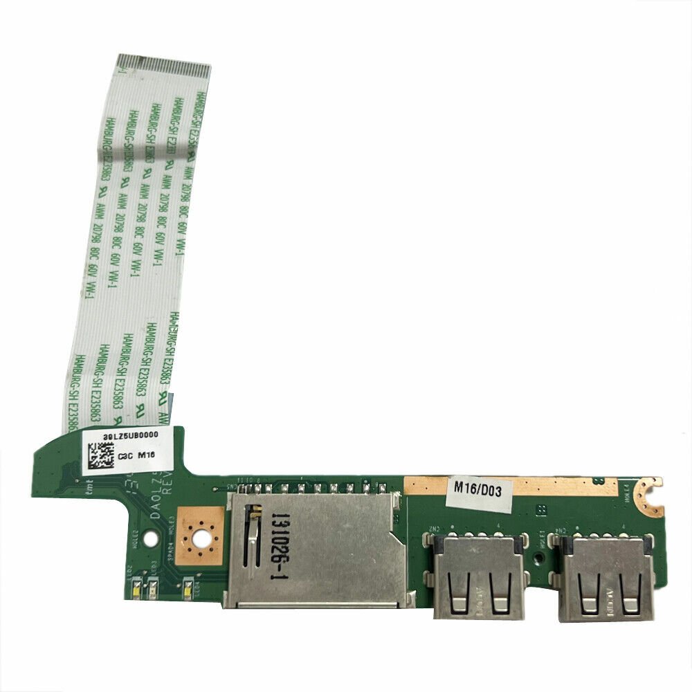 Lenovo Orijinal ideapad DA0LZ5TB8C0 39LZ5UB0000 Notebook SD Kart Okuyucu USB Port Board