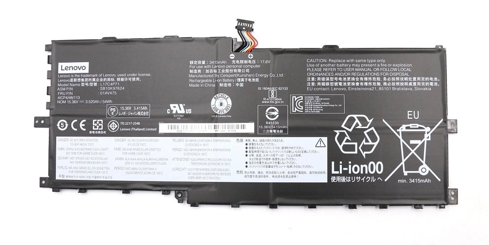 Orijinal Lenovo ThinkPad L17M4P71 SB10K97623 01AV474 Notebook Batarya Laptop Pil