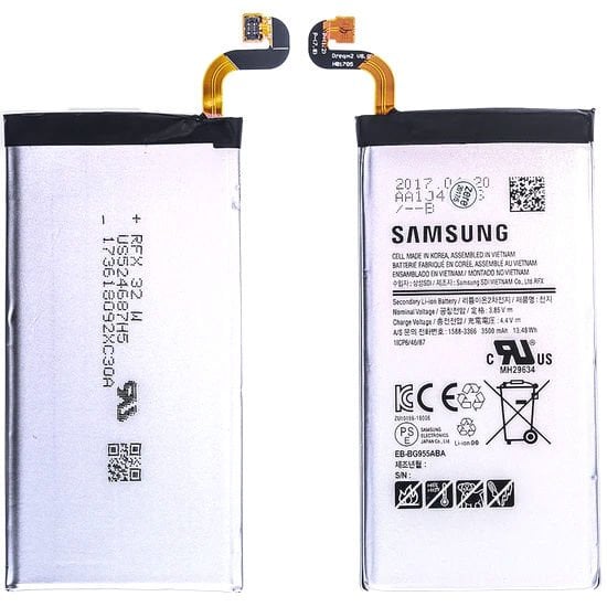 Samsung Orijinal Galaxy S8 Plus G955T 4.4V 3500mAh 13.48Wh Cep Telefonu Batarya Pil