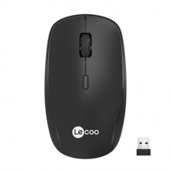 LENOVO LECOO WS203 KABLOSUZ 2400DPI 4 TUSLU OPTİK MOUSE SİYAH