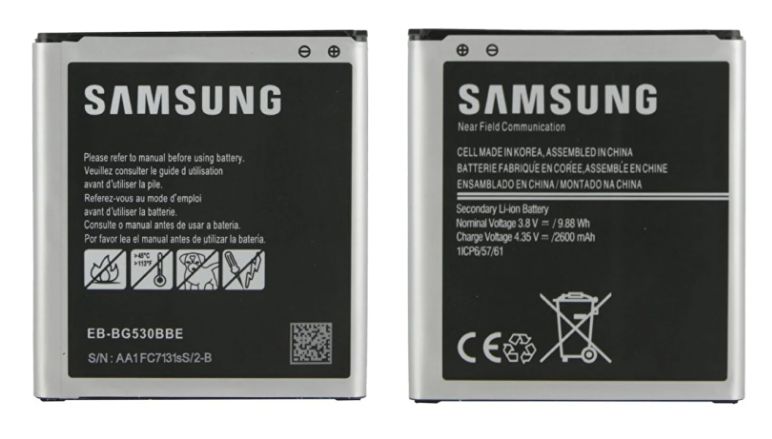 Samsung Orijinal Galaxy J5 2015 4.35V 2600mAh 9.88Wh Cep Telefonu Batarya Pil