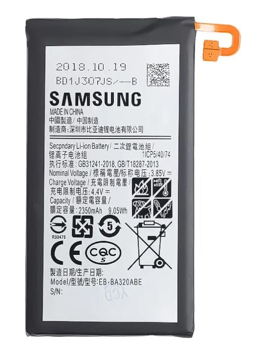 Samsung Orijinal Galaxy A3 2017 4.4V 2350mAh 9.05Wh Cep Telefonu Batarya Pil