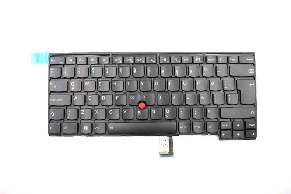 Orijinal Lenovo Thinkpad T440S T431S T440P izlandaca Ledli Klavye Tuş Takımı 01AX326