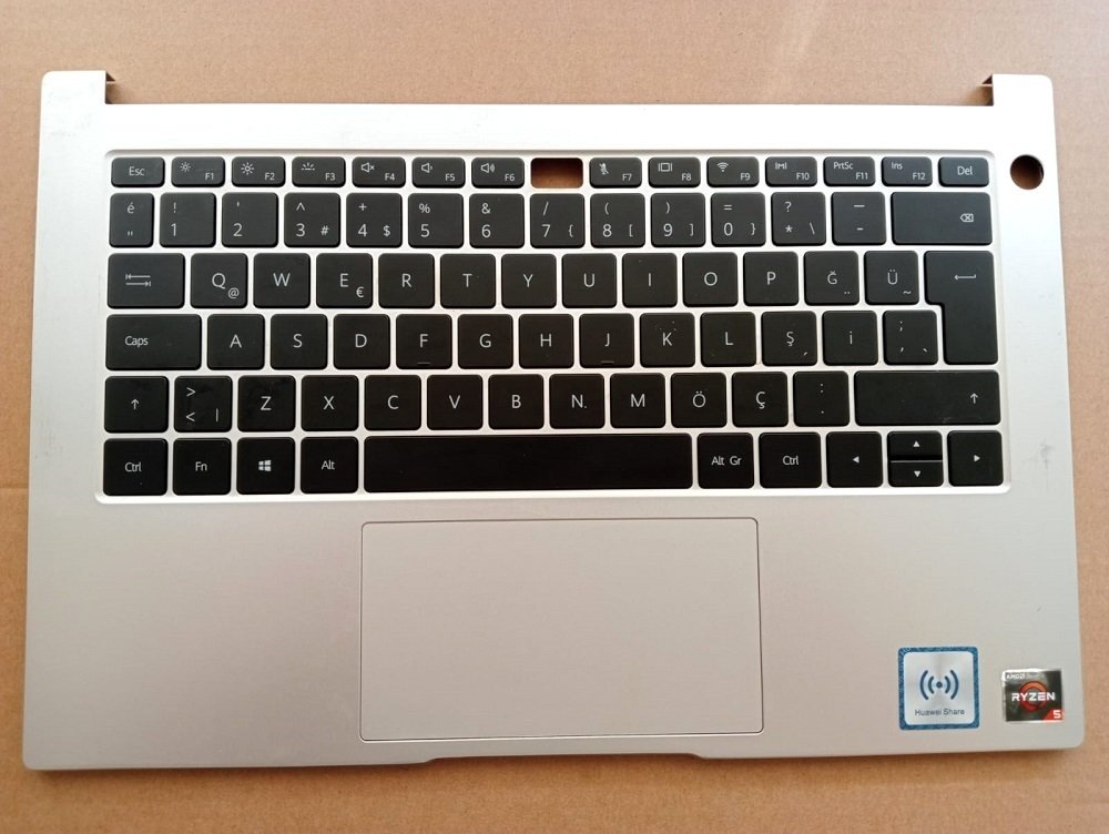 Orijinal Huawei Matebook 37H99TCHUK0 02353XRV Klavye Dahil Üst Kasa