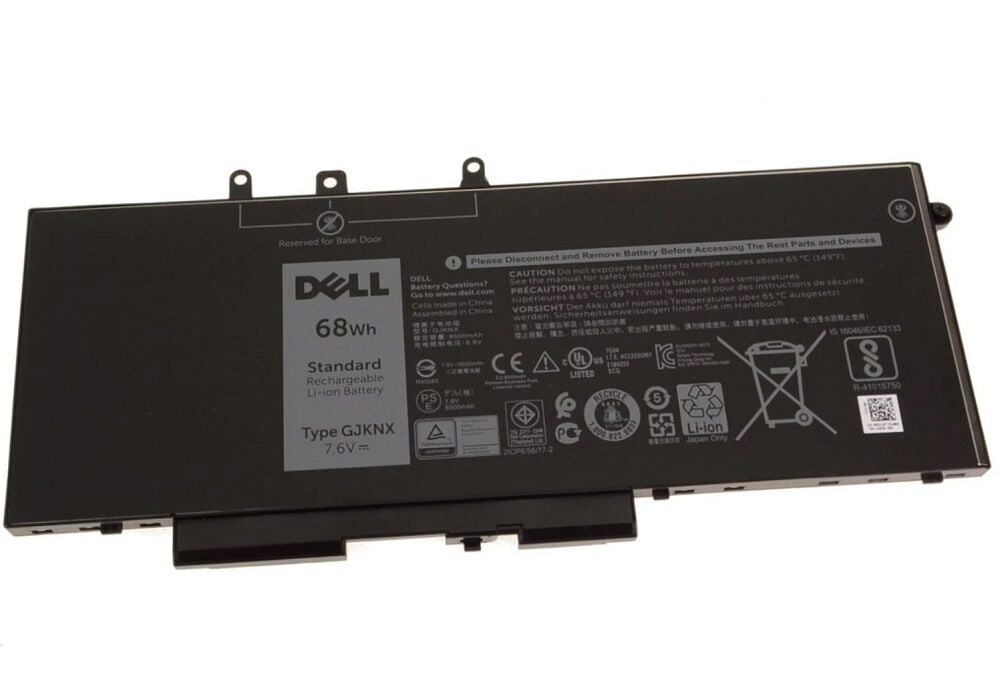 Orijinal Dell Latitude GJKNX GD1JP DJWGP 93FTF Notebook Batarya Laptop Pil