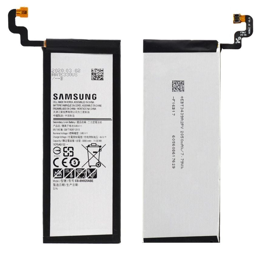 Samsung Orijinal Galaxy Note 5 SM-N9208 4.4V 3000mAh 11.55Wh Cep Telefonu Batarya Pil