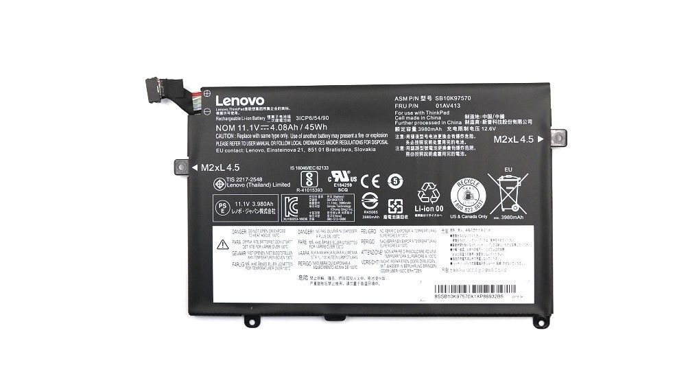 Orijinal Lenovo ThinkPad Type 20H1 20H2 20H4 Notebook Batarya Laptop Pil