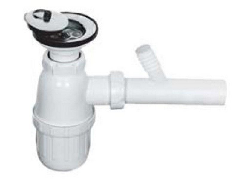 Moblen Taslı Lavabo Sifonu Çamaşır Çıkışlı