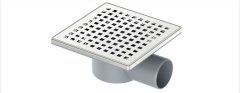 Paslanmaz Yer Sifonu 15x15 Q50 Çerçeveli