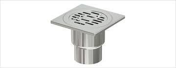 Komple Paslanmaz Yer Sifonu 20x20 Q70 Alttan