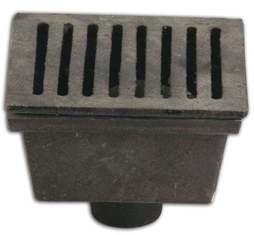 Döküm Yer Sifonu 20x20 Q100 YANDAN