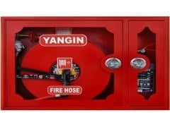 Yangın Dolabı Set 70x90 cm Tüp Kabinli 2'' Vanalı 30 m Hortumlu