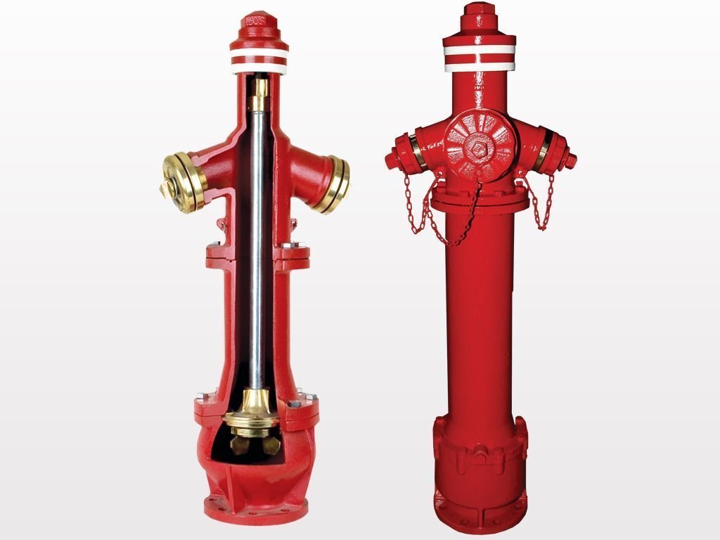Yangın Hidrantı Q100 Yer Üstü  125 cm