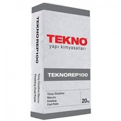 TEKNOREP 100 BEYAZ (DIŞ CEPHE) Çimento esaslı boya altı düzeltme macunun