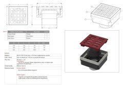 Otopark Sifonu Paslanmaz 20x20 Q100