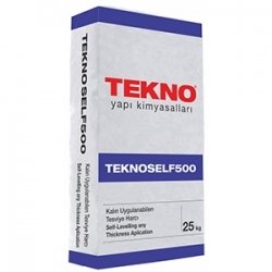 TEKNOSELF 500 Hızlı sertleşen endüstriyel tip kendiliğinden yayılan şap