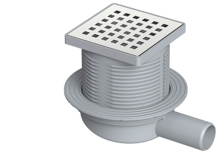 Yükseklik Ayarlı Paslanmaz Yer Sifonu 10x10 Q32