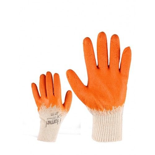 ÖRGÜ ELDİVENİ SARI LATEX KAPLI