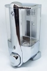 Sıvı Sabunluk 500 cc Şeffaf Krom