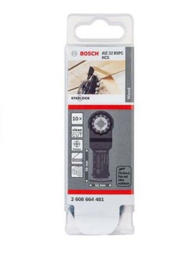 Bosch - Starlock - AIZ 32 BSPC - HCS Sert Ahşap İçin Daldırmalı Testere Bıçağı 10'lu