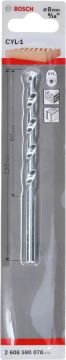 Bosch - cyl-1 Serisi, Beton Matkap Ucu 8*120 mm