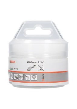 Bosch - X-LOCK - Best Serisi, Taşlama İçin Seramik Kuru Elmas Delici 68*35 mm