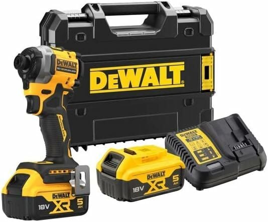 Dewalt DCF850 18V 5.0AH Li-Ion Kömürsüz Çift Akülü Darbeli Tornavida