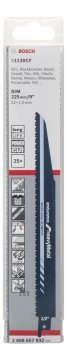 Bosch - Endurance Serisi Ağır Metal için Panter Testere Bıçağı S 1130 CF - 25'li