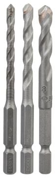 Bosch - Altıgen Şaftlı, HEX-9 Serisi Seramik için Matkap Ucu 3'lü Set 5-6-8 mm