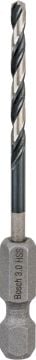 Bosch - Altıgen Şaftlı - Impact Control - HSS Metal Matkap Ucu 3,0*72mm