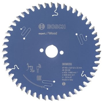 Bosch - Expert Serisi Ahşap için Daire Testere Bıçağı 160*20 mm 48 Diş